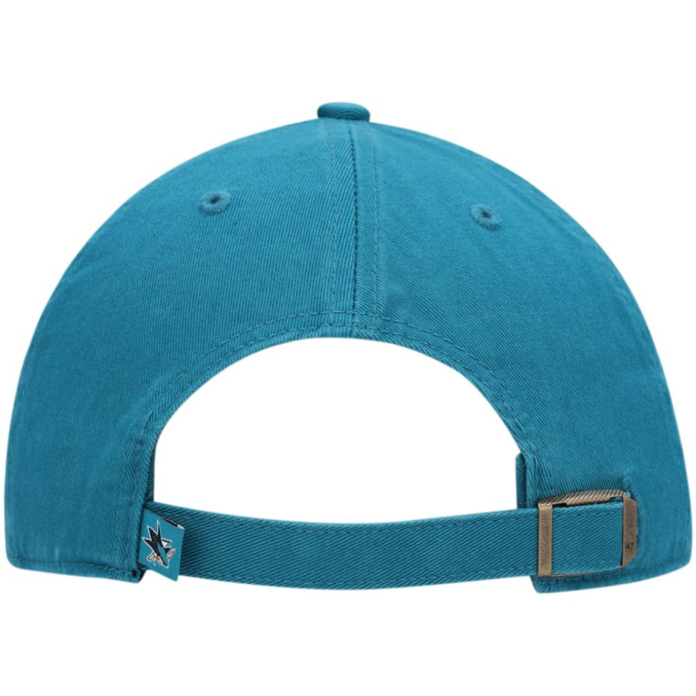 San Jose Sharks '47 Team Clean Up Adjustable Hat - Teal - NHL 4028811