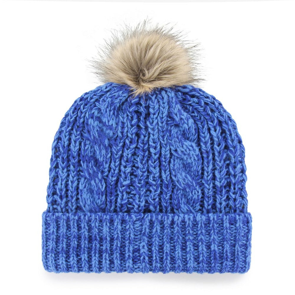 Vancouver Canucks '47 Women's Logo Meeko Cuffed Knit Hat with Pom - Blue - NHL 4029061