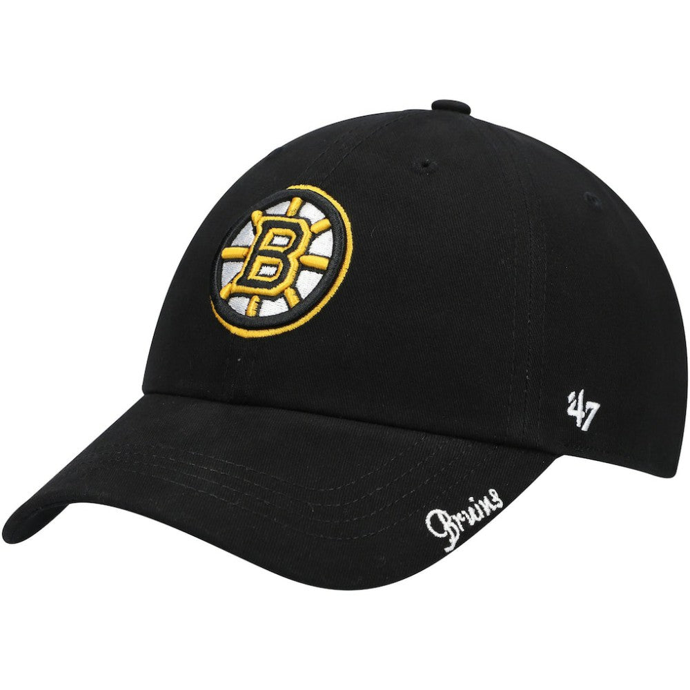 Boston Bruins '47 Women's Team Miata Clean Up Adjustable Hat - Black - NHL 4029071