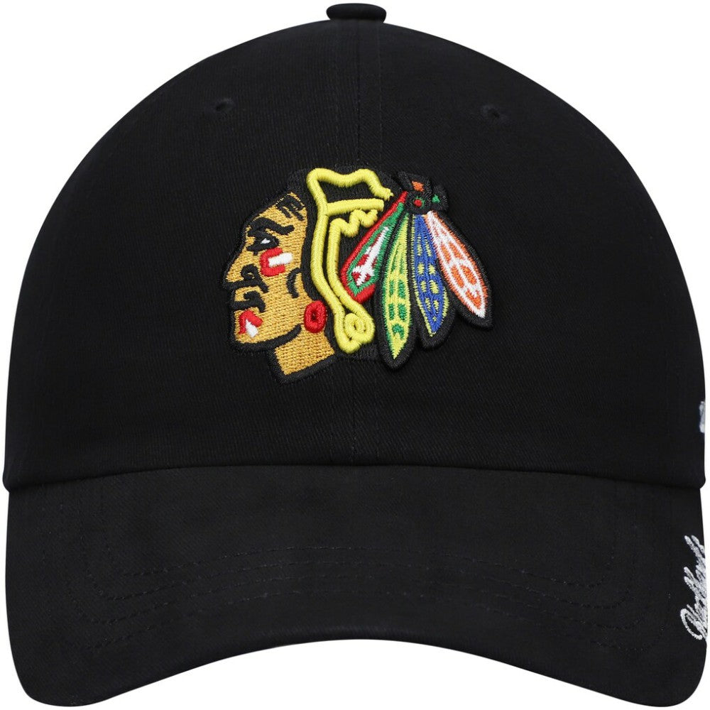 Chicago Blackhawks '47 Women's Team Miata Clean Up Adjustable Hat - Black - NHL 4029075