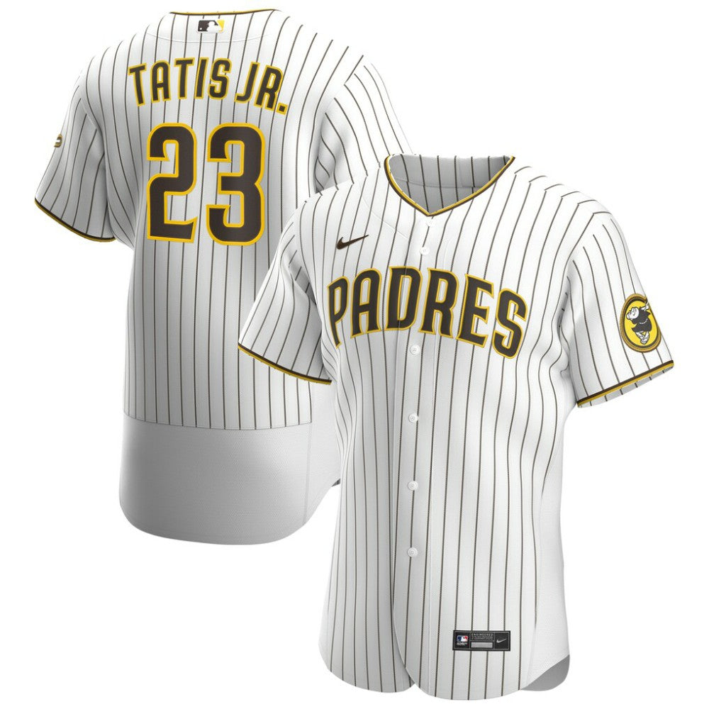 Fernando Tatís Jr. San Diego Padres Nike Home Authentic Player Jersey - White/Brown - Nike Lifestyle