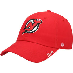 New Jersey Devils '47 Women's Team Miata Clean Up Adjustable Hat - Red - NHL 4031518