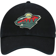 Minnesota Wild '47 Team Clean Up Adjustable Hat - Black - NHL 4031732