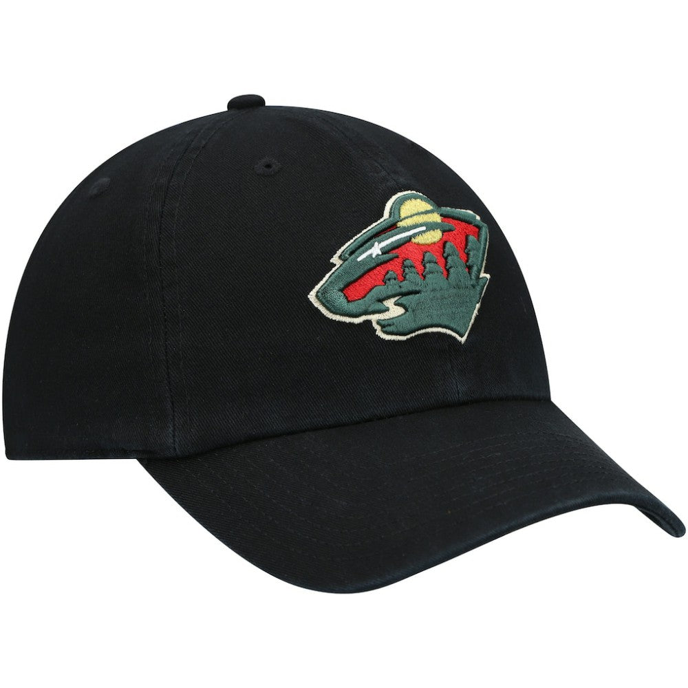 Minnesota Wild '47 Team Clean Up Adjustable Hat - Black - NHL 4031732