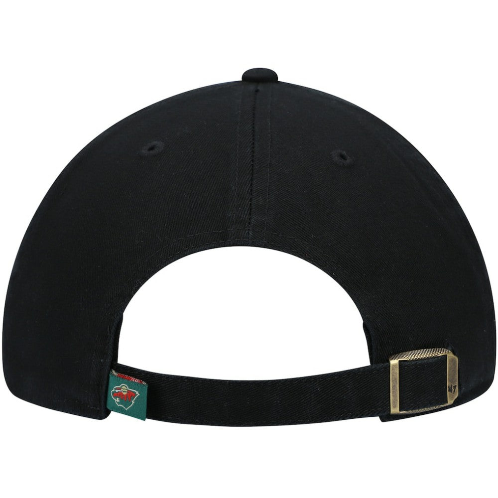 Minnesota Wild '47 Team Clean Up Adjustable Hat - Black - NHL 4031732