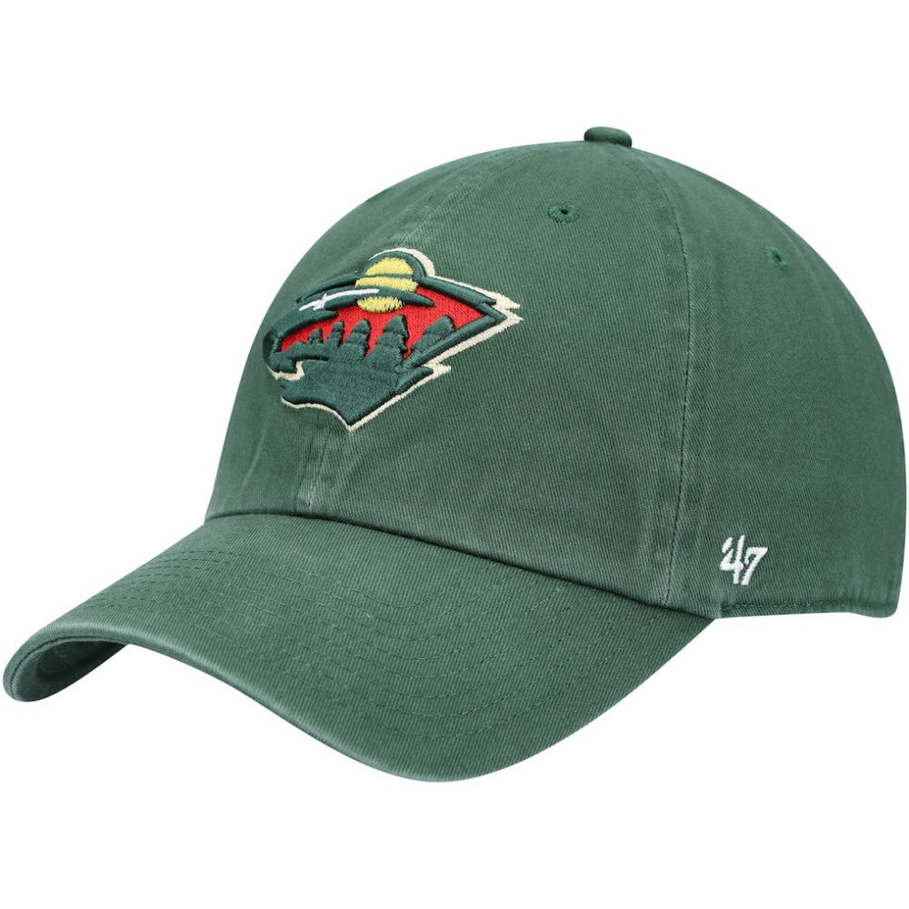Minnesota Wild '47 Team Clean Up Adjustable Hat - Green - NHL 4031733