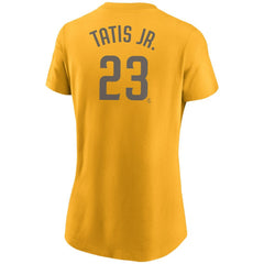 Fernando Tatís Jr. San Diego Padres Nike Women's Name & Number T-Shirt - Gold - Nike Discount