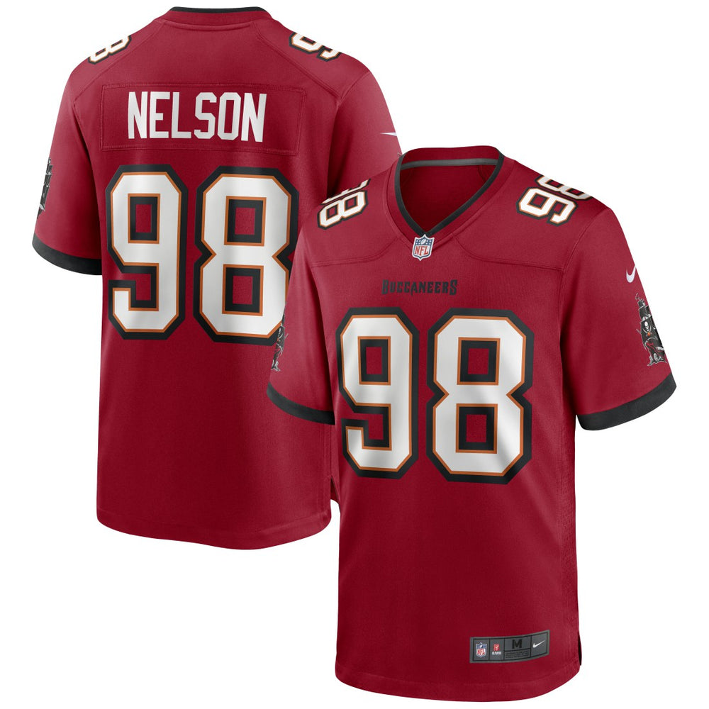 Nike Anthony Nelson Tampa Bay Buccaneers Game Jersey Red