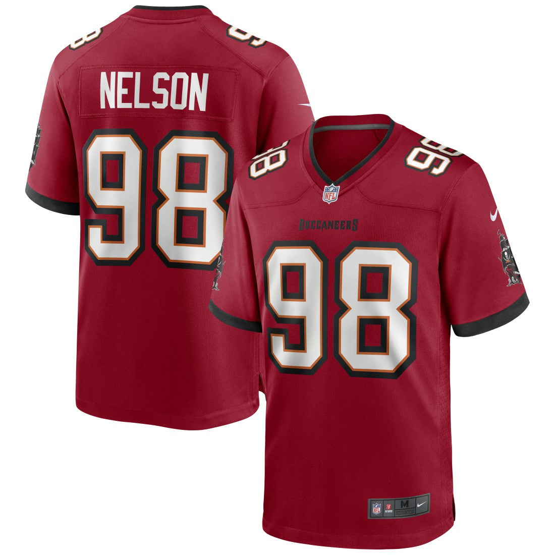 Nike Anthony Nelson Tampa Bay Buccaneers Game Jersey Red