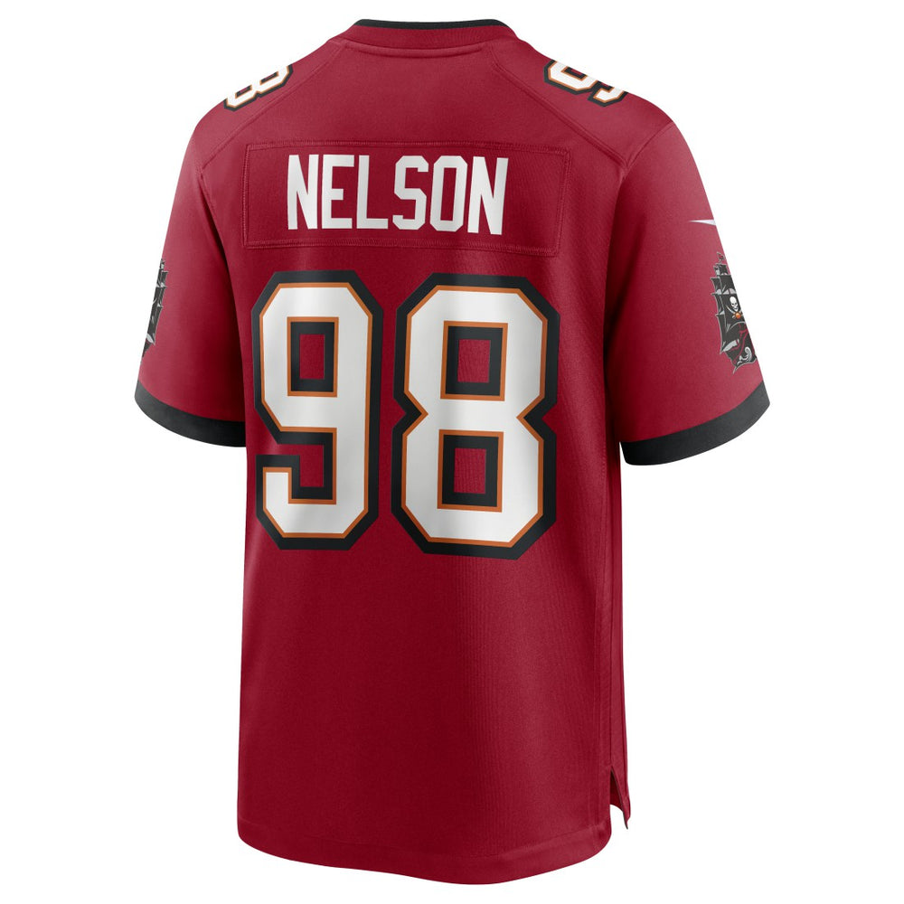 Nike Anthony Nelson Tampa Bay Buccaneers Game Jersey Red
