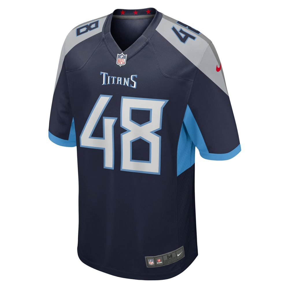 Nike Beau Brinkley Tennessee Titans Game Jersey Navy