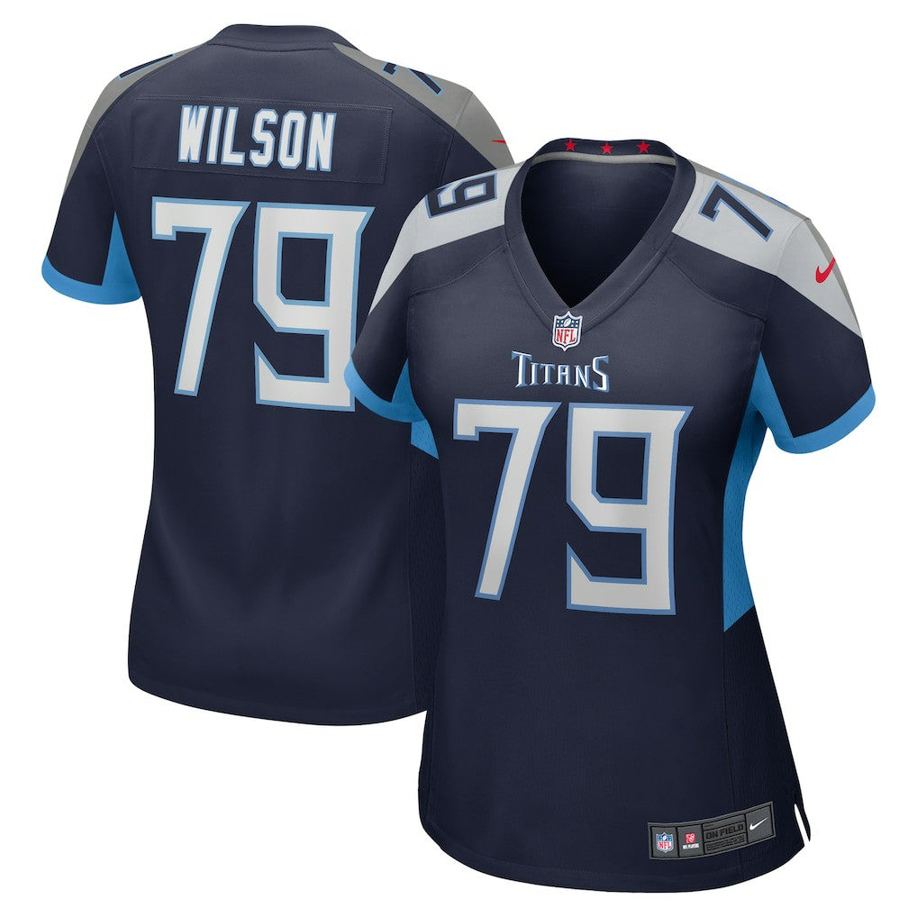 Nike Isaiah Wilson Tennessee Titans Women's Game Jersey Navy