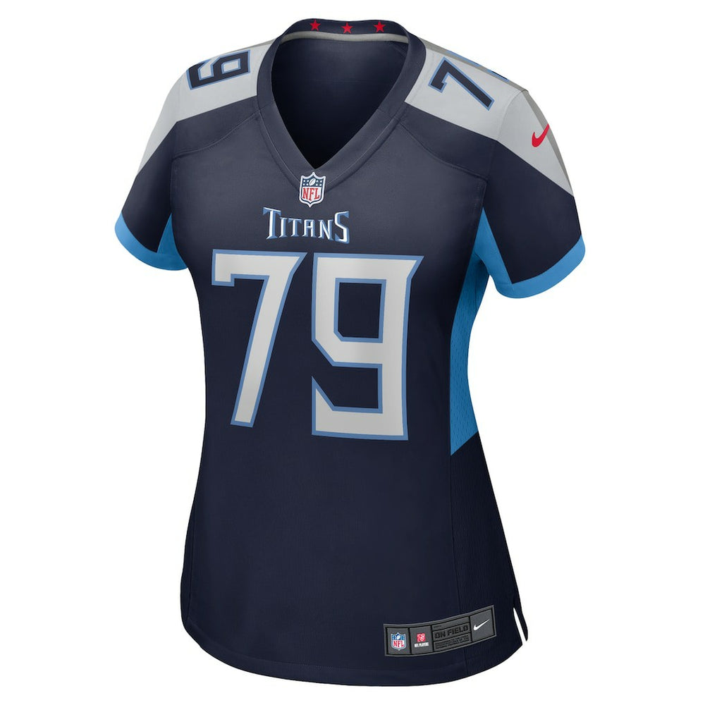 Nike Isaiah Wilson Tennessee Titans Women's Game Jersey Navy