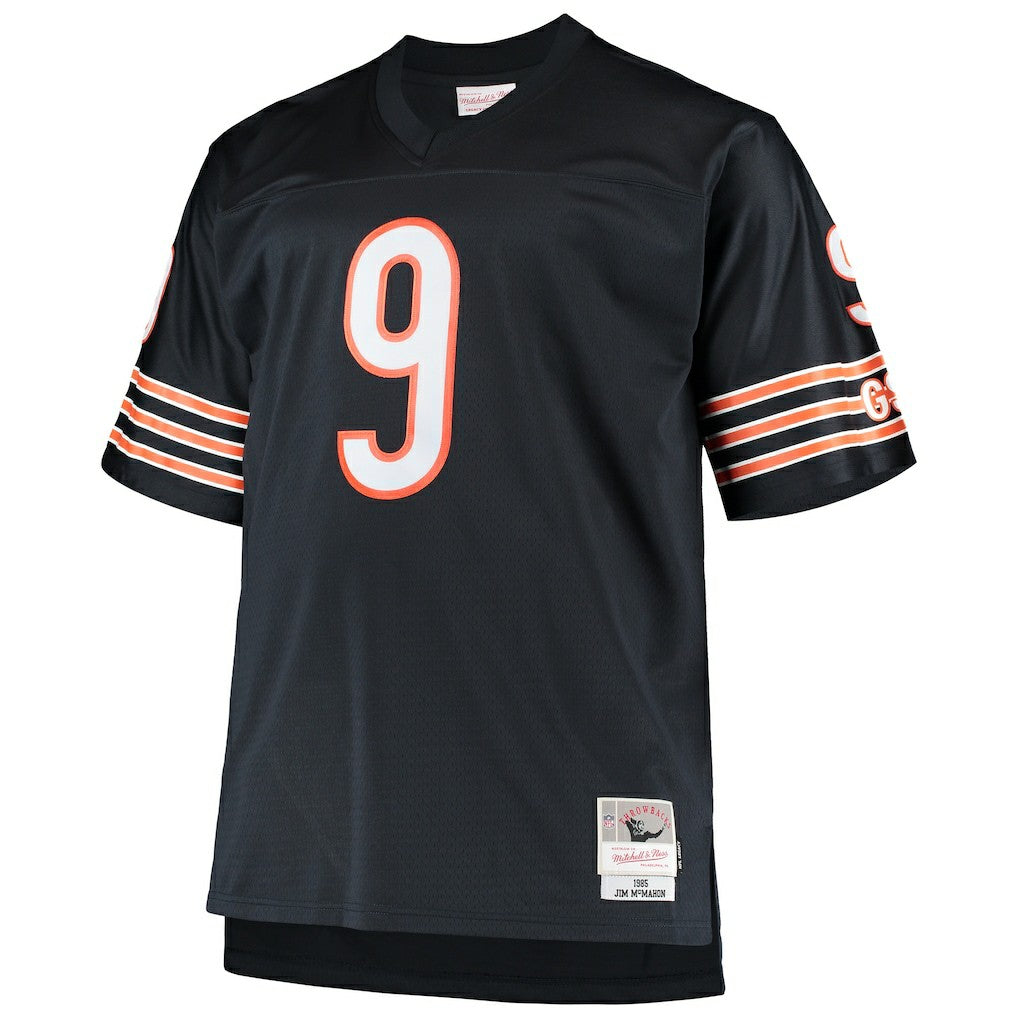 Mitchell & Ness Jim McMahon Chicago Bears Big & Tall 1985 Retired Player Replica Jersey Navy