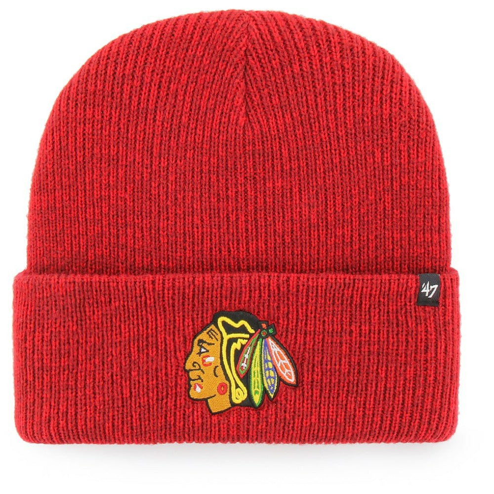 Chicago Blackhawks '47 Brain Freeze Cuffed Knit Hat - Red - NHL 4039190