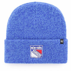 New York Rangers '47 Brain Freeze Cuffed Knit Hat - Blue - NHL 4039195