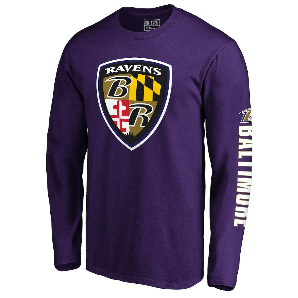 Fanatics Baltimore Ravens Hometown Long Sleeve T-Shirt Purple