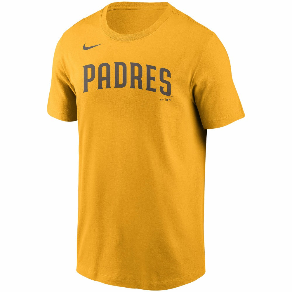 Manny Machado San Diego Padres Nike Name & Number T-Shirt - Gold - Nike Sale