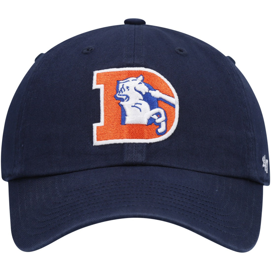 47 brand Denver Broncos '47 Clean Up Adjustable Hat Navy