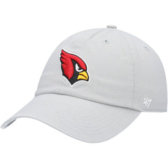 47 brand Arizona Cardinals '47 Clean Up Adjustable Hat Gray