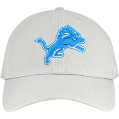 47 brand Detroit Lions '47 Clean Up Adjustable Hat Gray