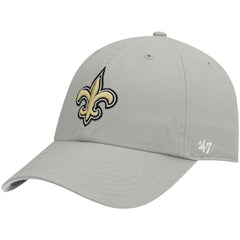 47 brand New Orleans Saints '47 Clean Up Adjustable Hat Gray