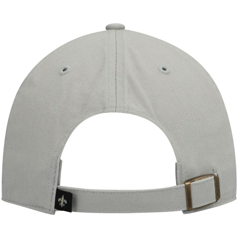 47 brand New Orleans Saints '47 Clean Up Adjustable Hat Gray