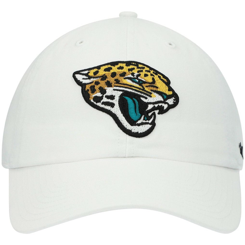 47 brand Jacksonville Jaguars '47 Logo Clean Up Adjustable Hat White