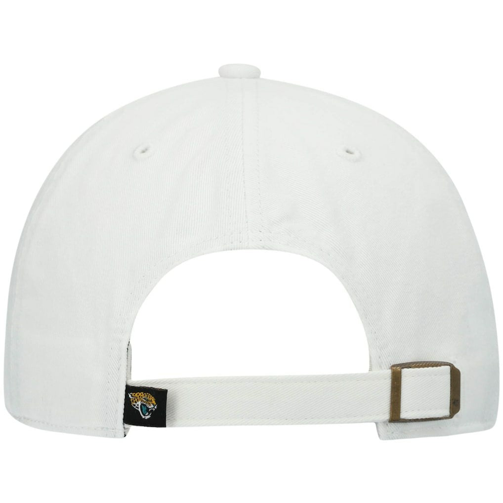 47 brand Jacksonville Jaguars '47 Logo Clean Up Adjustable Hat White