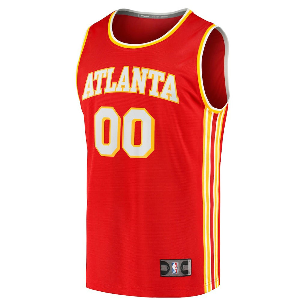 Atlanta Hawks Fast Break Replica Custom Jersey Icon Edition Red | Fanatics US