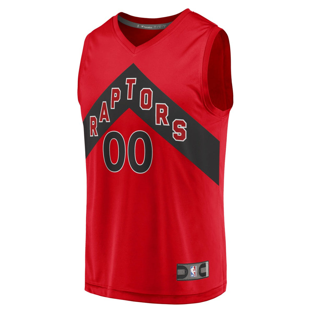 Toronto Raptors Fast Break Replica Custom Jersey Icon Edition Red | Fanatics US