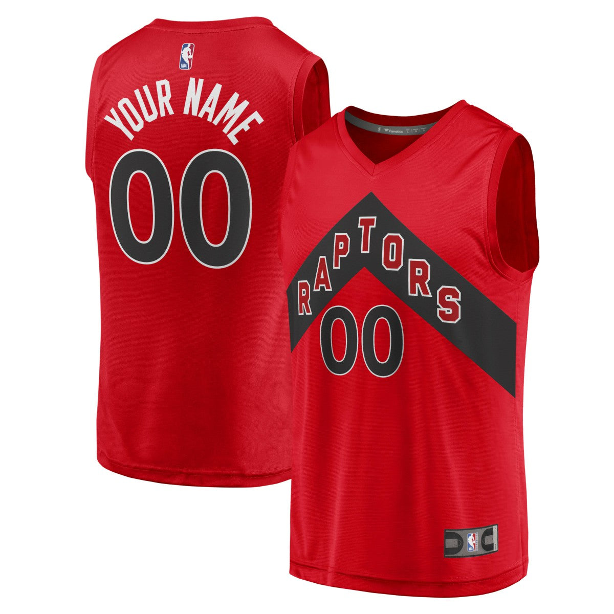 Toronto Raptors Youth Fast Break Replica Custom Jersey Icon Edition Red | Fanatics for sale