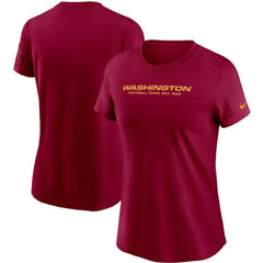 Nike Washington Football Team Women's Logo Essential T-Shirt Burgundy