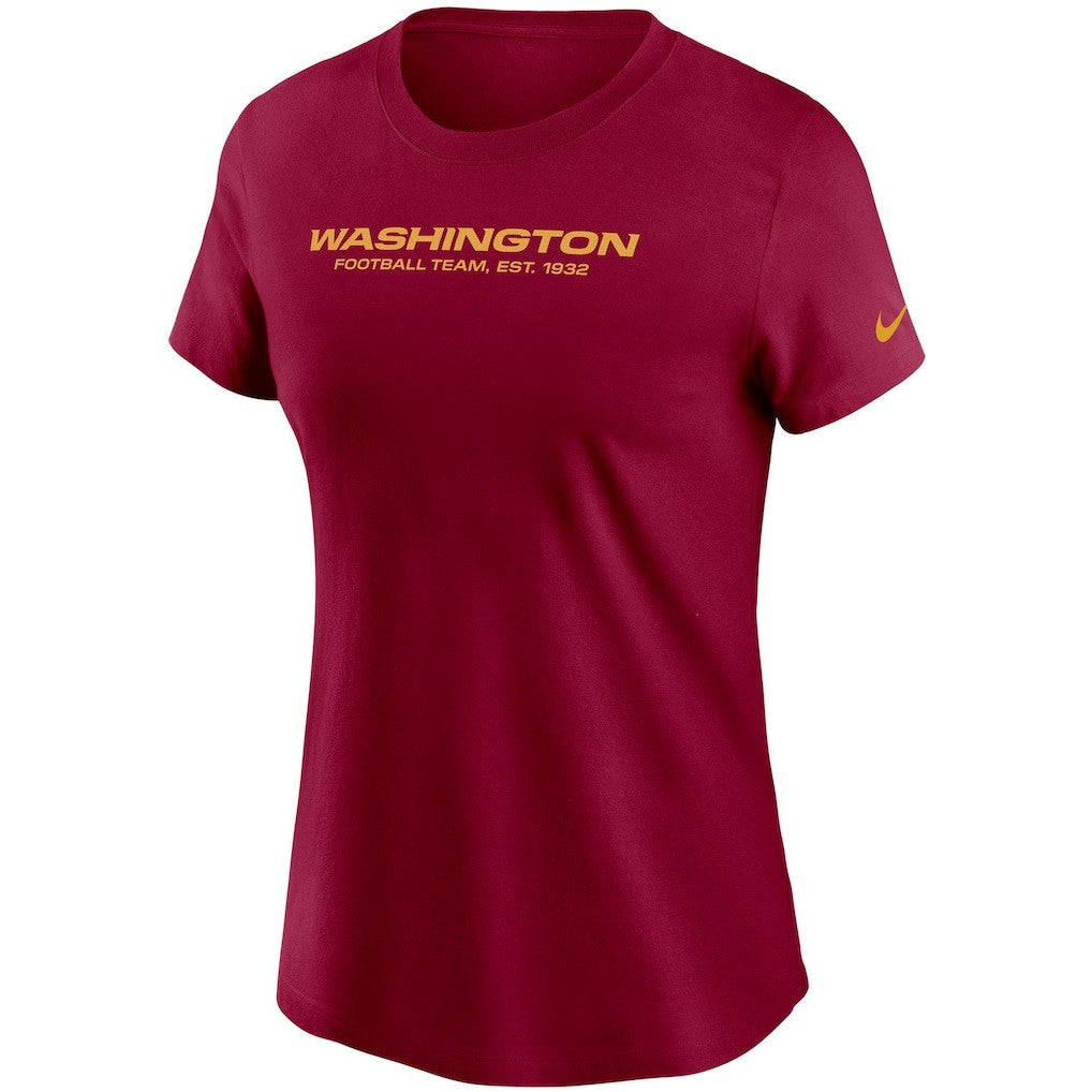 Nike Washington Football Team Women's Logo Essential T-Shirt Burgundy