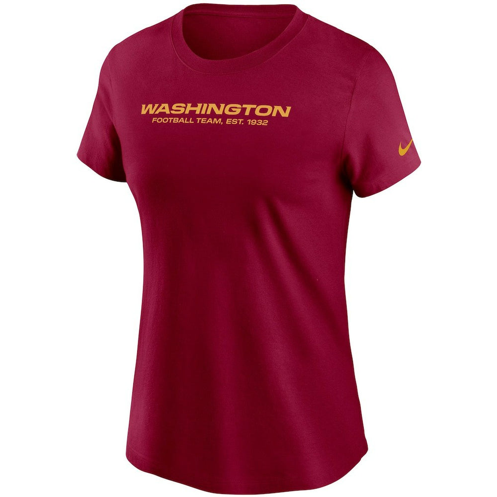 Nike Washington Football Team Women's Logo Essential T-Shirt Burgundy
