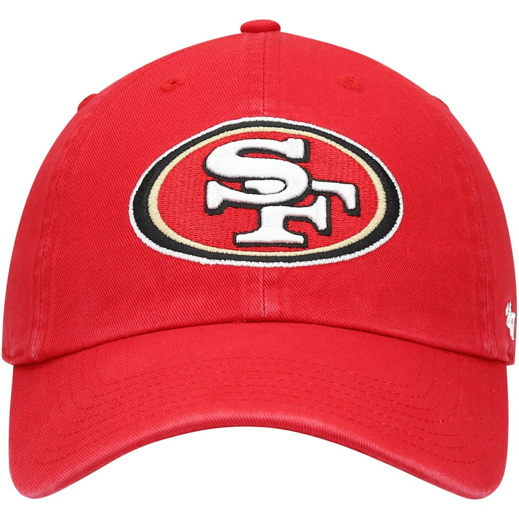 47 brand San Francisco 49ers '47 Youth Logo Clean Up Adjustable Hat Scarlet