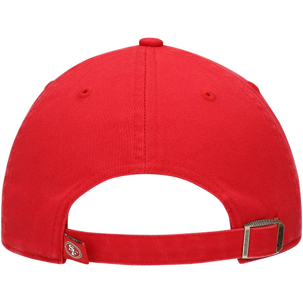 47 brand San Francisco 49ers '47 Youth Logo Clean Up Adjustable Hat Scarlet