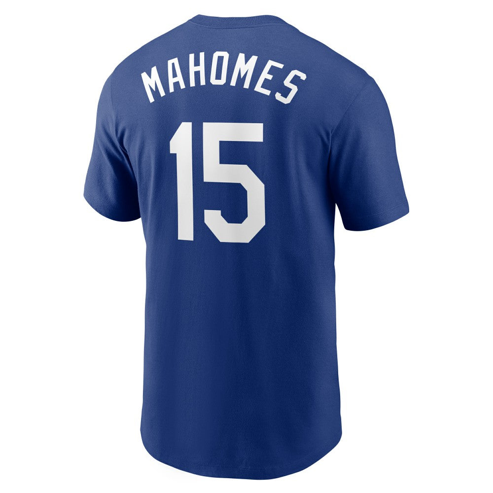 Patrick Mahomes Kansas City Royals Nike Name & Number T-Shirt - Royal - Nike Online