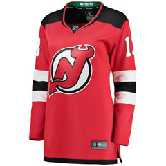 Nico Hischier New Jersey Devils Fanatics Women's Breakaway Home Player Jersey - Red - NHL 4050752