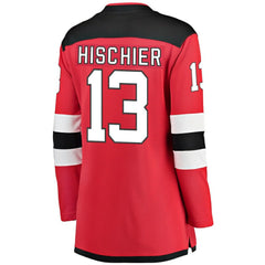 Nico Hischier New Jersey Devils Fanatics Women's Breakaway Home Player Jersey - Red - NHL 4050752