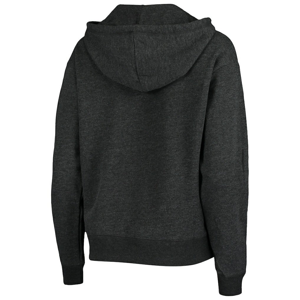47 brand New Orleans Saints '47 Women's Cross Script Emerson Hoodie Heather Charcoal