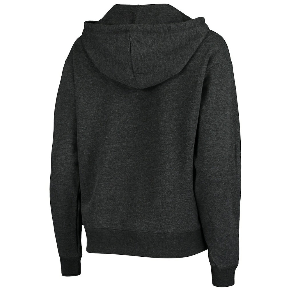 47 brand New Orleans Saints '47 Women's Cross Script Emerson Hoodie Heather Charcoal
