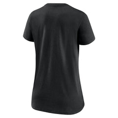 San Francisco Giants Nike Women's City Connect Tri-Blend V-Neck T-Shirt - Black - Nike Lifestyle