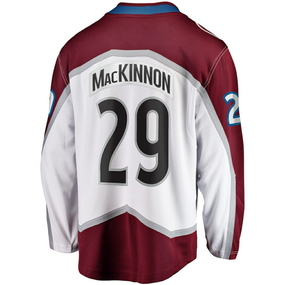 Nathan MacKinnon Colorado Avalanche Fanatics Breakaway Jersey - White - NHL 4054256