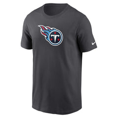 Nike Tennessee Titans Primetime Logo Essential T-Shirt Charcoal