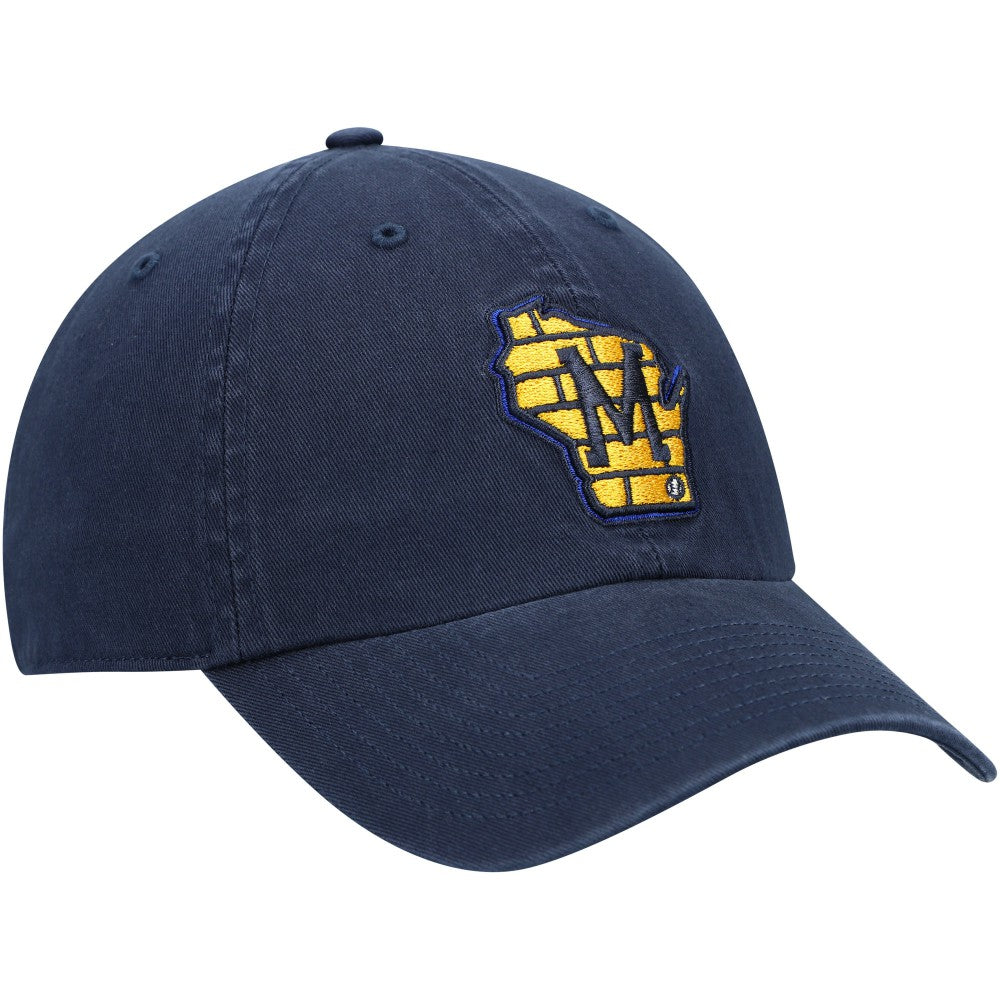 Milwaukee Brewers '47 Clean Up Adjustable Hat - Navy - 47 brand on Sale