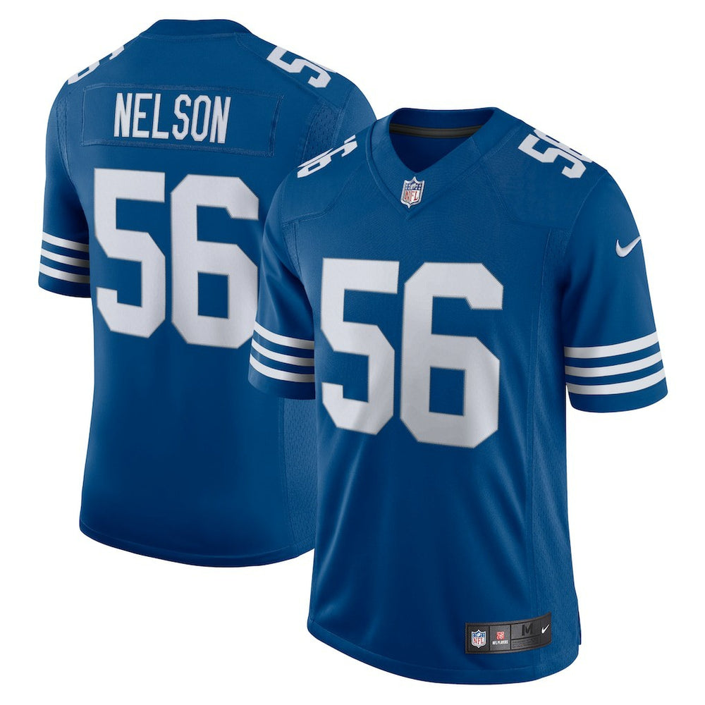 Nike Men's Quenton Nelson Royal Indianapolis Colts Alternate Vapor Limited Jersey