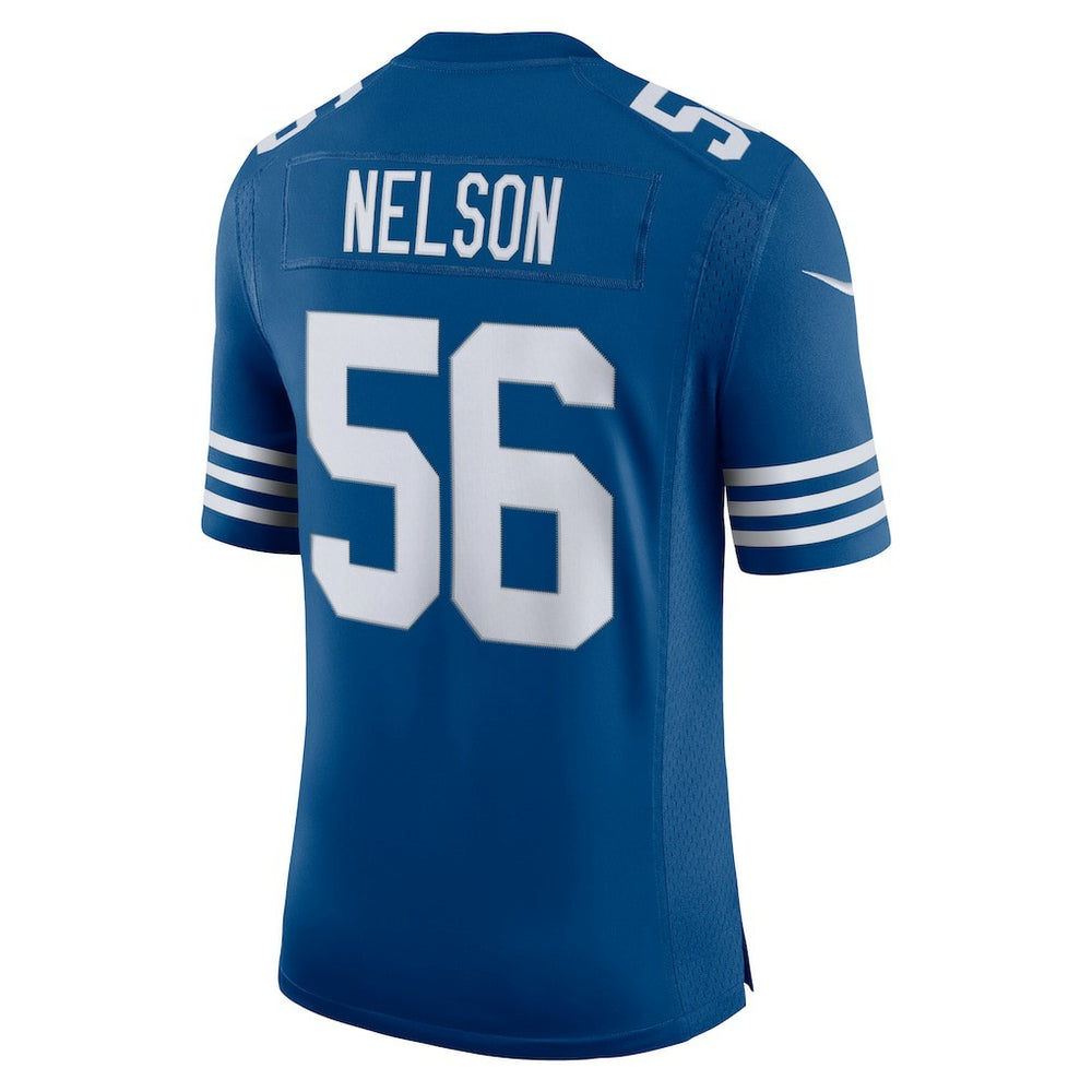 Nike Men's Quenton Nelson Royal Indianapolis Colts Alternate Vapor Limited Jersey