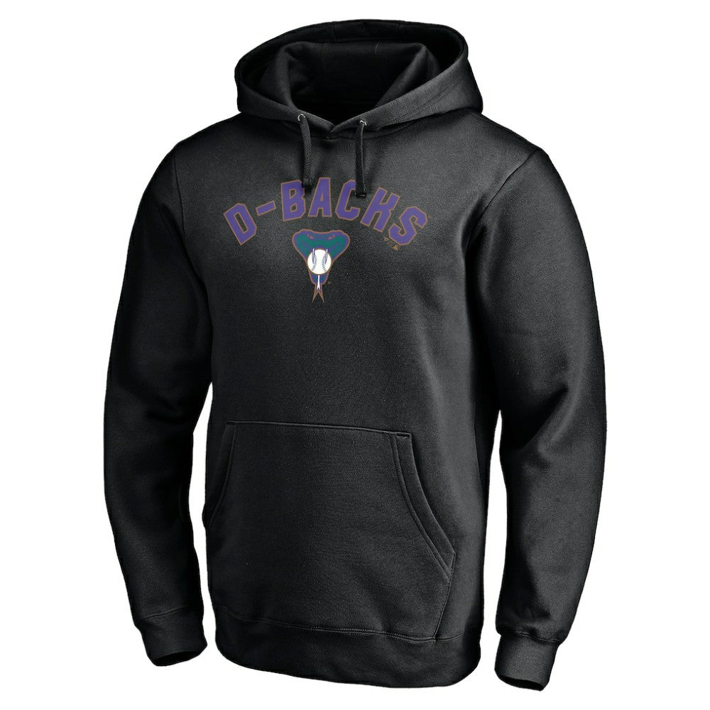 Arizona Diamondbacks Cooperstown Winning Streak Personalized Name & Number Pullover Hoodie - Black - MLB Discount