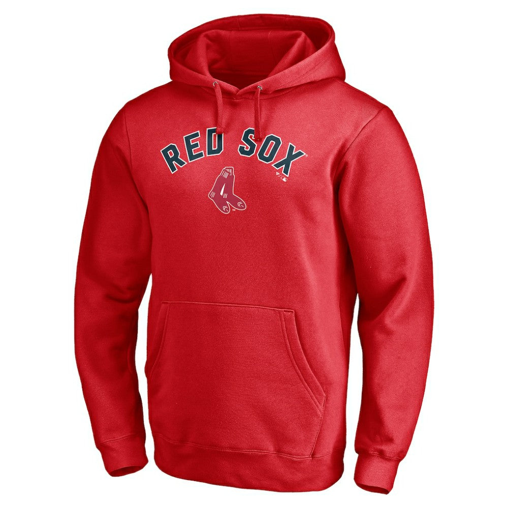 Boston Red Sox Cooperstown Winning Streak Personalized Name & Number Pullover Hoodie - Red - MLB Sale